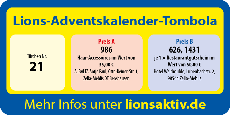 Lions Advents-Tombola