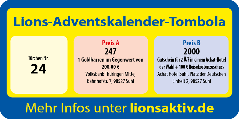 Lions Advents-Tombola